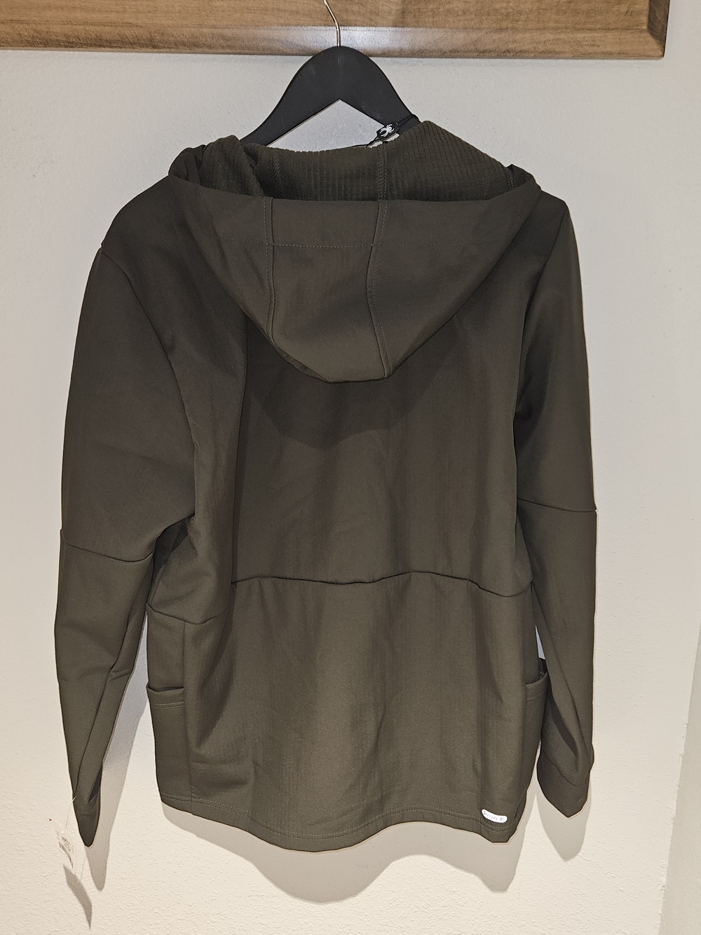 Spyder Women's Olive Green Hooded Softshell Jacket NWT - Picture 9 of 11